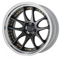 [Step Rim] Mat Carbon (MGM) Aset Optional Center Cap W Black 