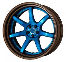 Candy Blue (CAB) Step Rim Matte bronze alumite rim COP rim arrangement & Extra select & Option cap