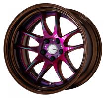 Step rim color rise clear asterism red (ARR) deep concave bronze alumite rim 