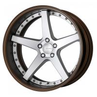 CVF 20 inch Matte Silver / Matte Bronze alumite (custom) Center cap: standard