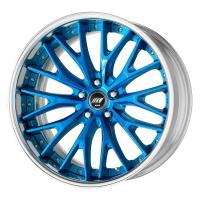 Work Zeast BSTX  Clear Blue Brushed (Custom) / Buff Anodized (Standard)