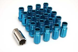 RS TYPE CLOSED END LUG NUTS blue