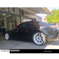 Work ZR10 18" AZW (Azure White) on Mazda RZ8