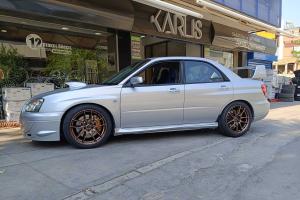 Subaru Impreza with Shigoku AMG (Armed Titanium)
