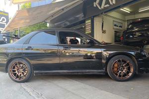 Subaru Impreza STI with Shigoku AMG (Armed Titanium)